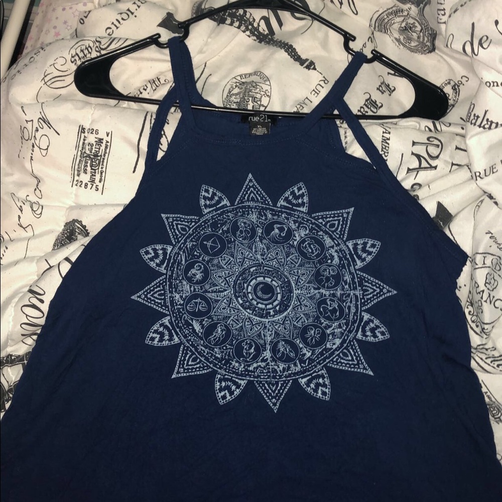 zodiac sign tank top
